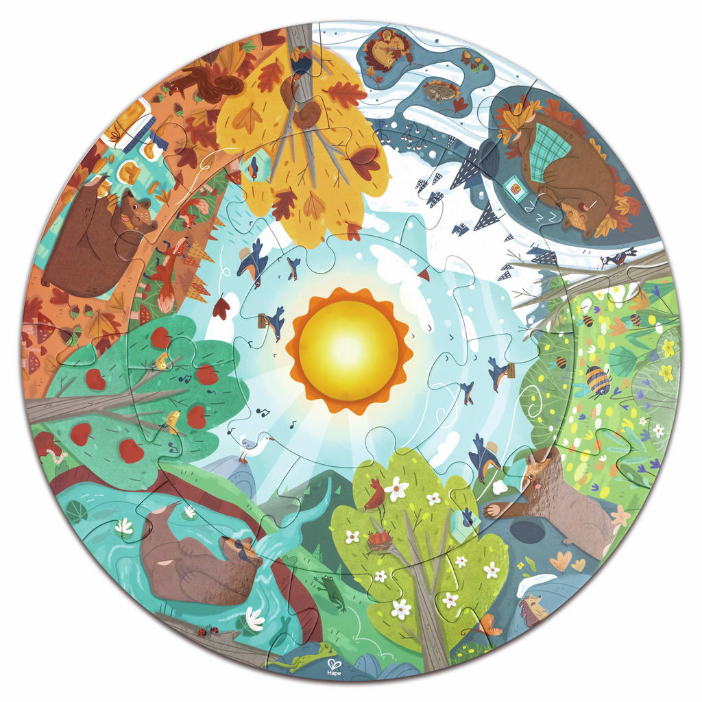 Puzzle de las 4 Estaciones - Hape 1