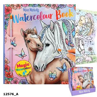 Libro de Acuarelas Caballos - Top Model 5