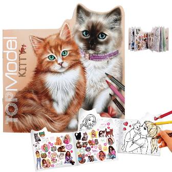 Libro para colorear Kitty - Top Model 4