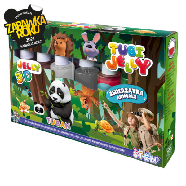 Set tubi jelly 6 colores animales - Tuban 3