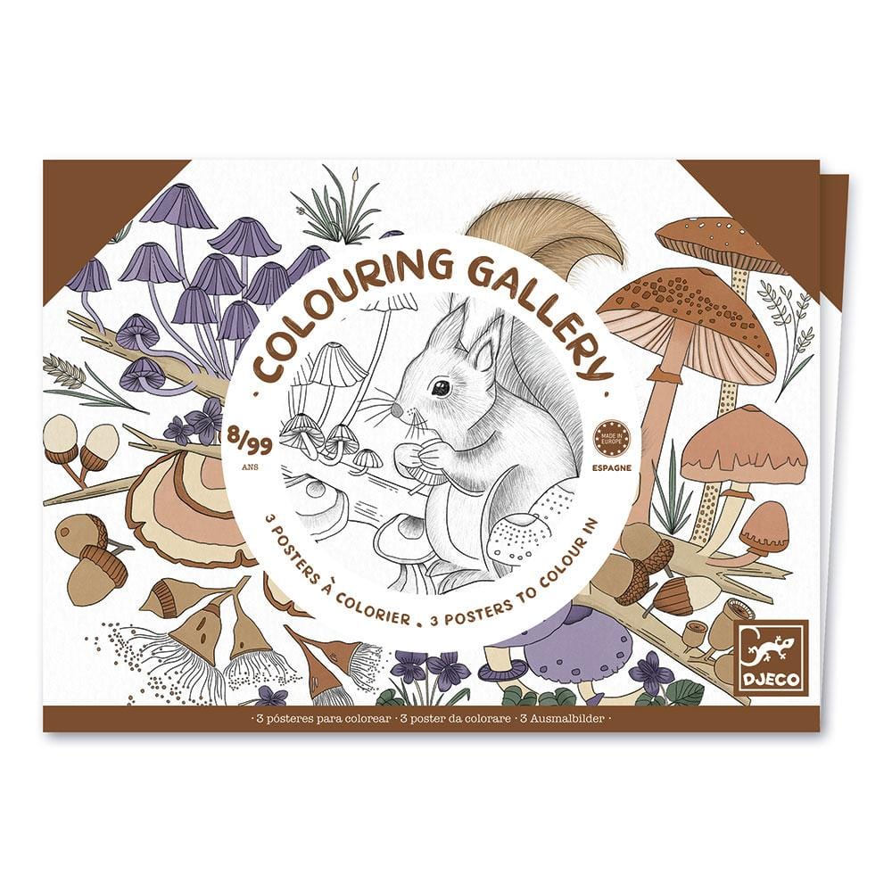 Galería para Colorear Naturaleza - Djeco 1
