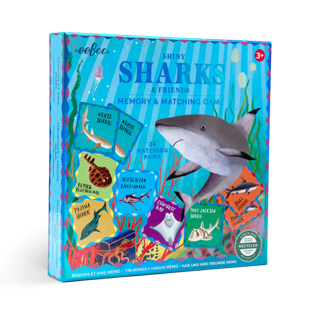 Memorice Tiburones y Amigos - Eeboo 1