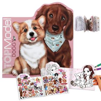 Libro para colorear Doggy - Top Model4