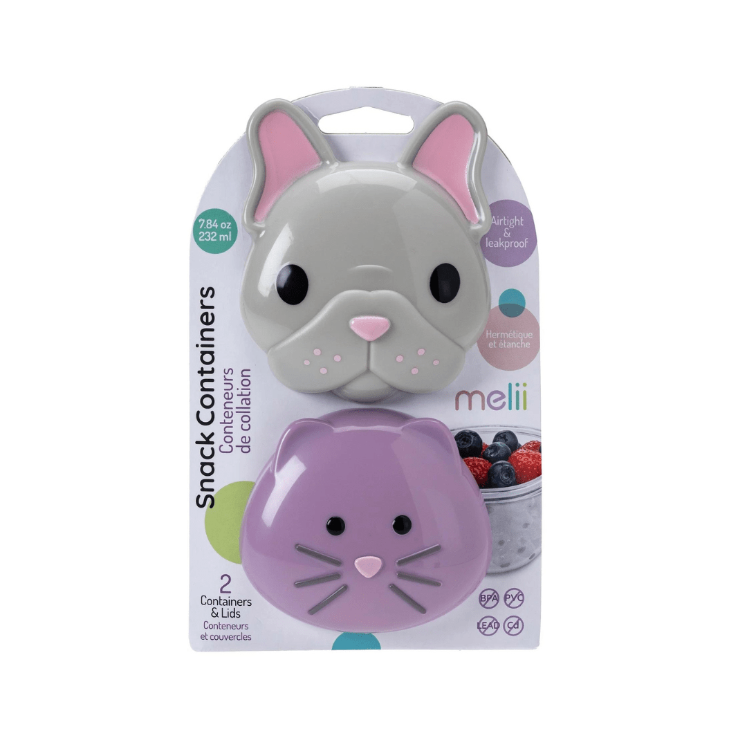 Contenedor de Snack Bulldog y Gato Pack x2 - Melii 3