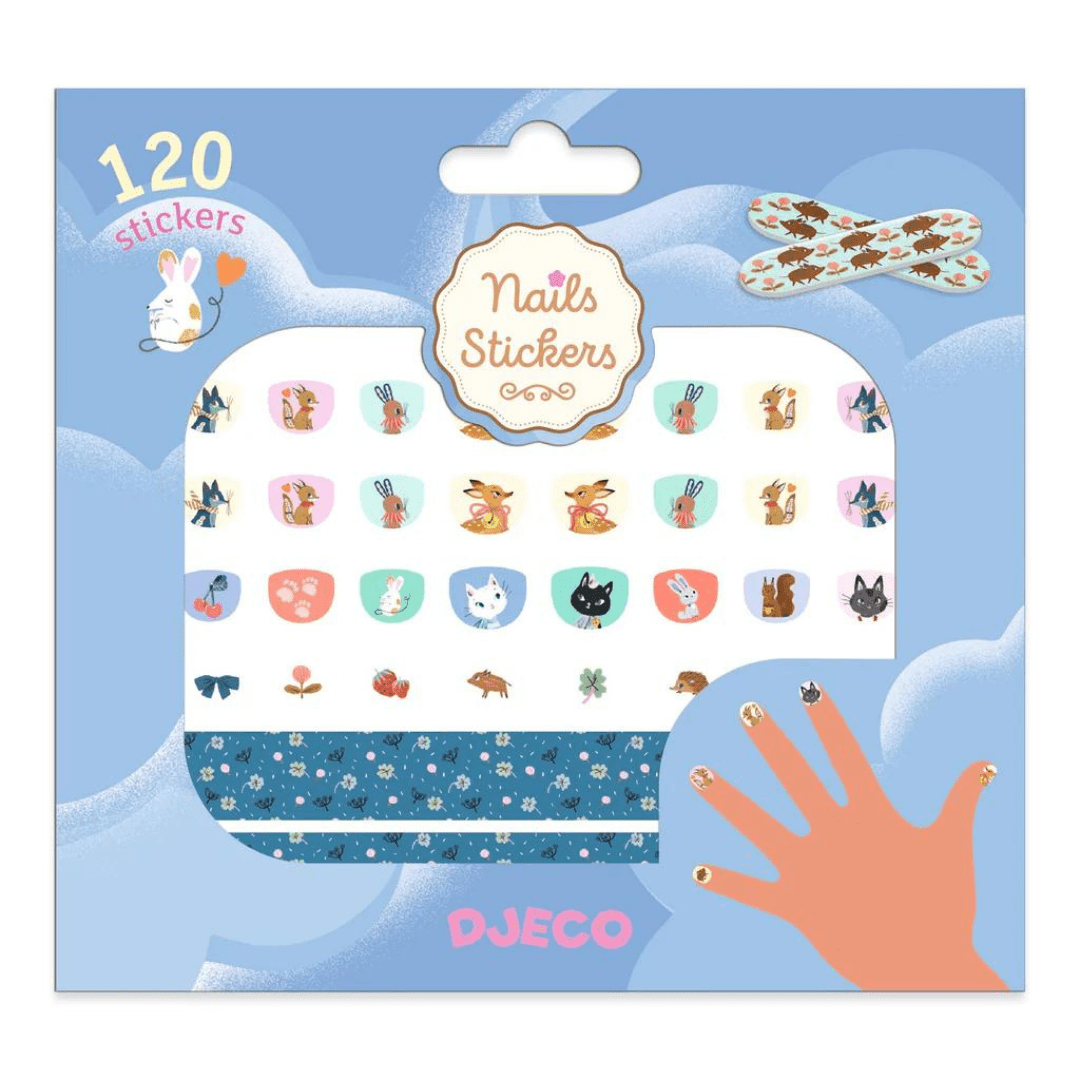 Uñas Stickers Cutie - Djeco 2