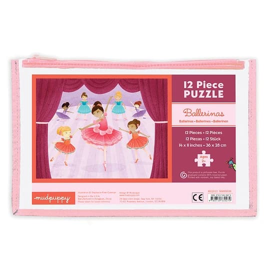 Puzzle en Estuche Bailarinas 12 Piezas - Mudpuppy 2