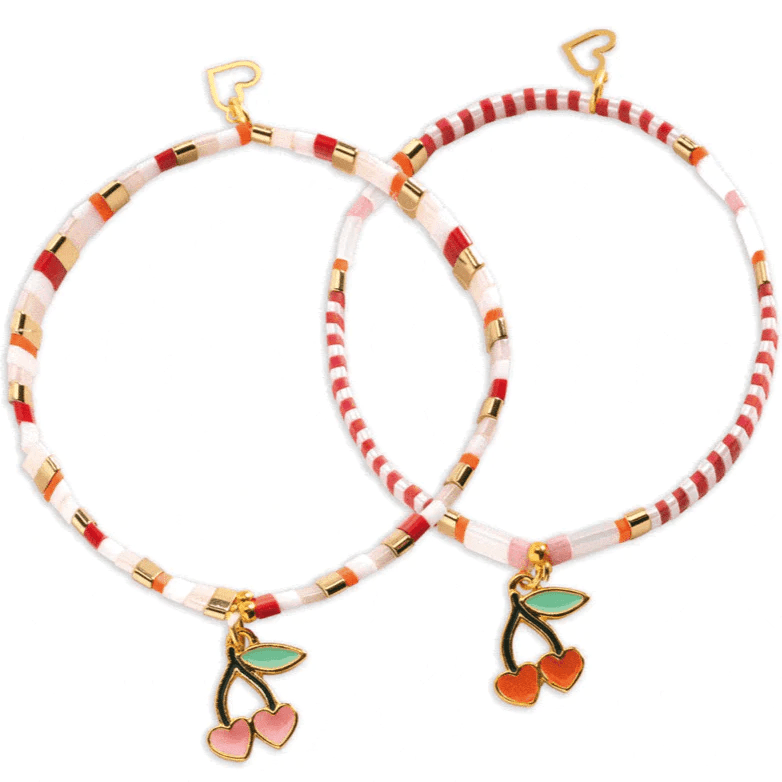 Hazlo Tu Mismo Pulseras Duo Cerezas - Djeco 1