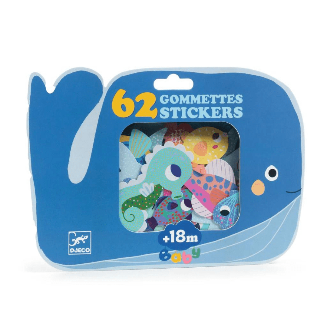 Sticker Big Animales Marinos - Djeco 2