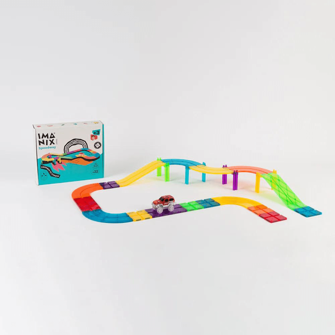 Imanix Pista de Carreras 22 Piezas - Braintoys 5