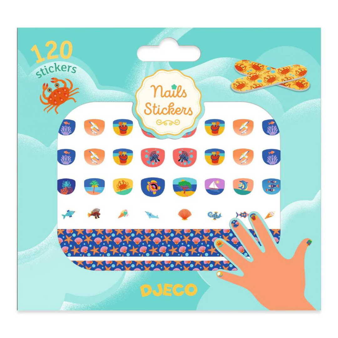 Uñas Stickers Playa - Djeco 2