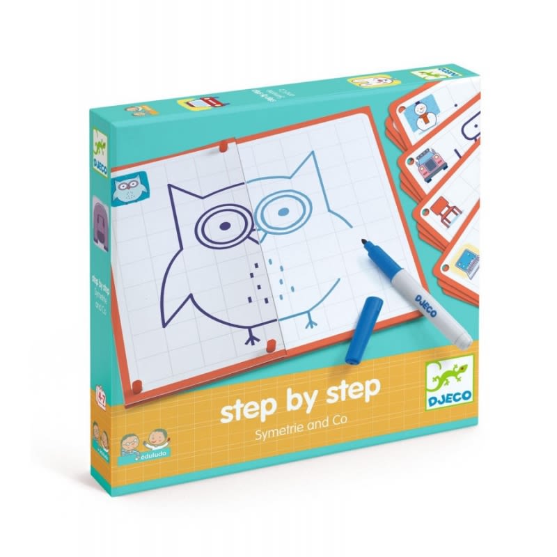 Dibuja Paso a Paso Simetría - Djeco 1