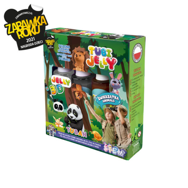 Set tubi jelly 3 colores animales - Tuban 1