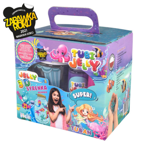Set tubi jelly 6 colores sirena + acuario - Tuban 3
