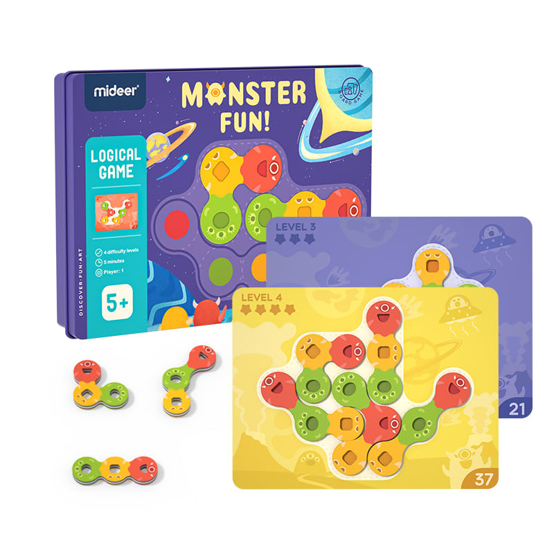 Juego de Lógica Diversión de Monstruos -Mideer 1