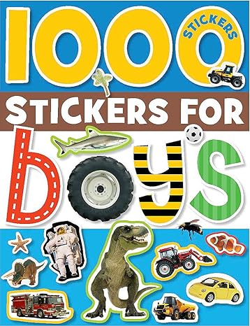 Libro de Actividades con stickers Para Niños 1