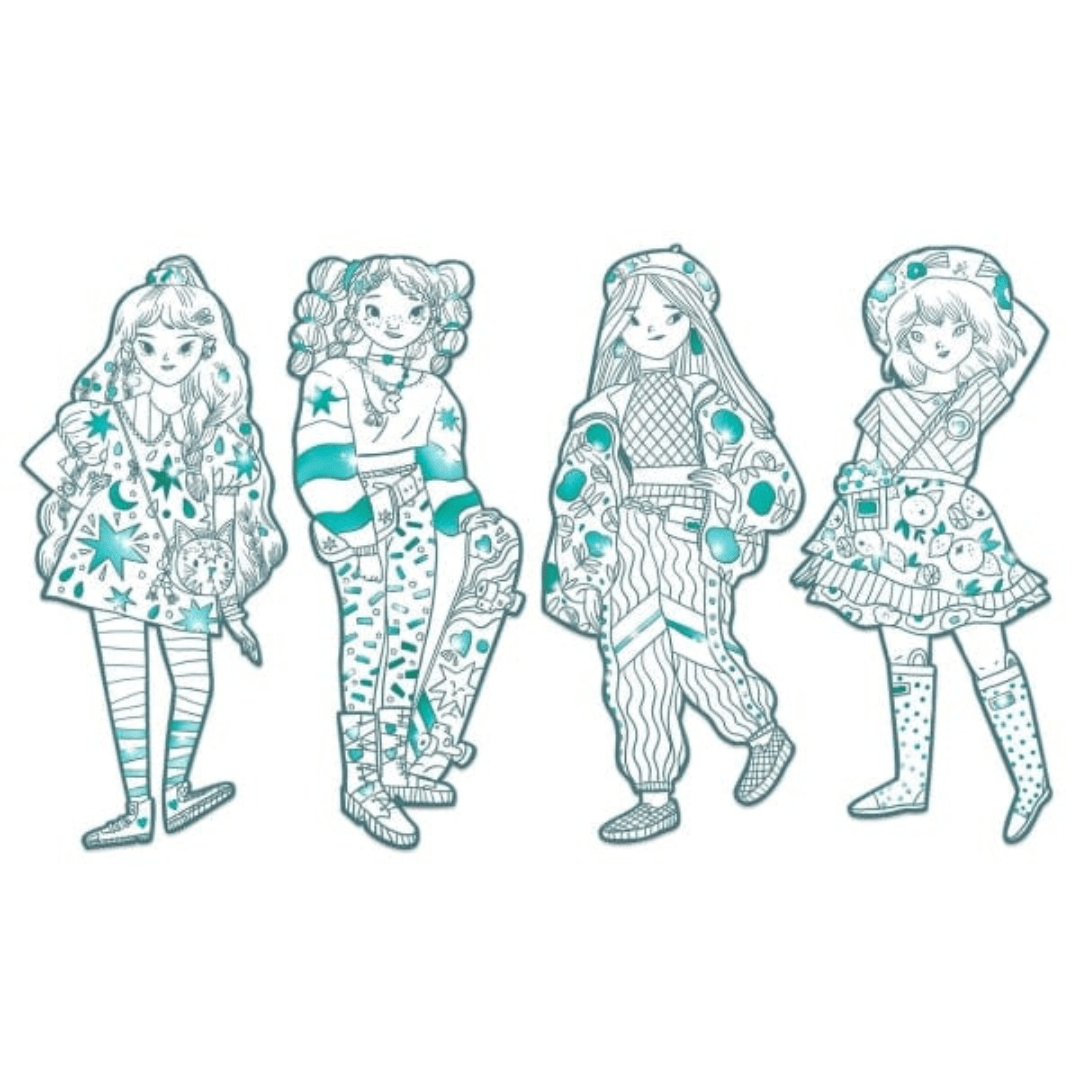 Dibujo para colorear Angele - Djeco 4