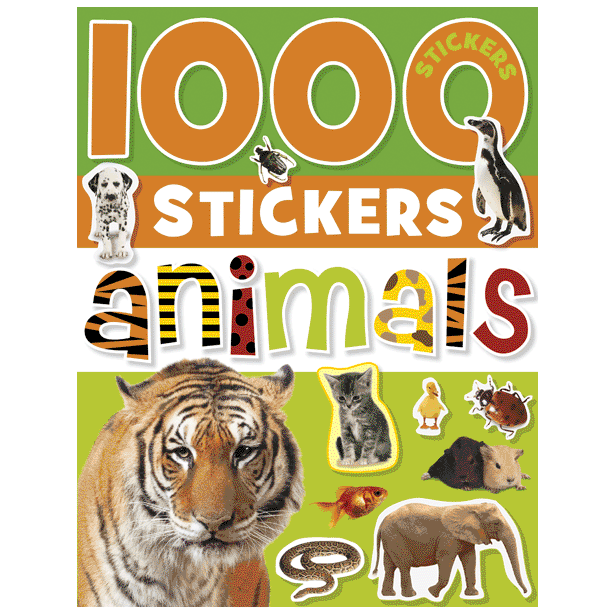 Libro de Actividades con stickers Animales 1