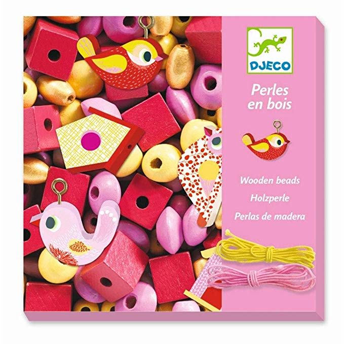Mostacillas de Madera Rosa - Djeco1