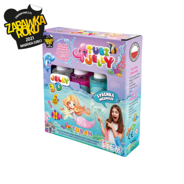 Set tubi jelly 3 colores sirena - Tuban 1