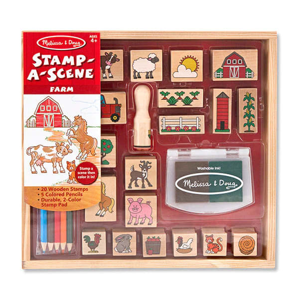 Timbres de Madera Granja - Melissa and Doug 4