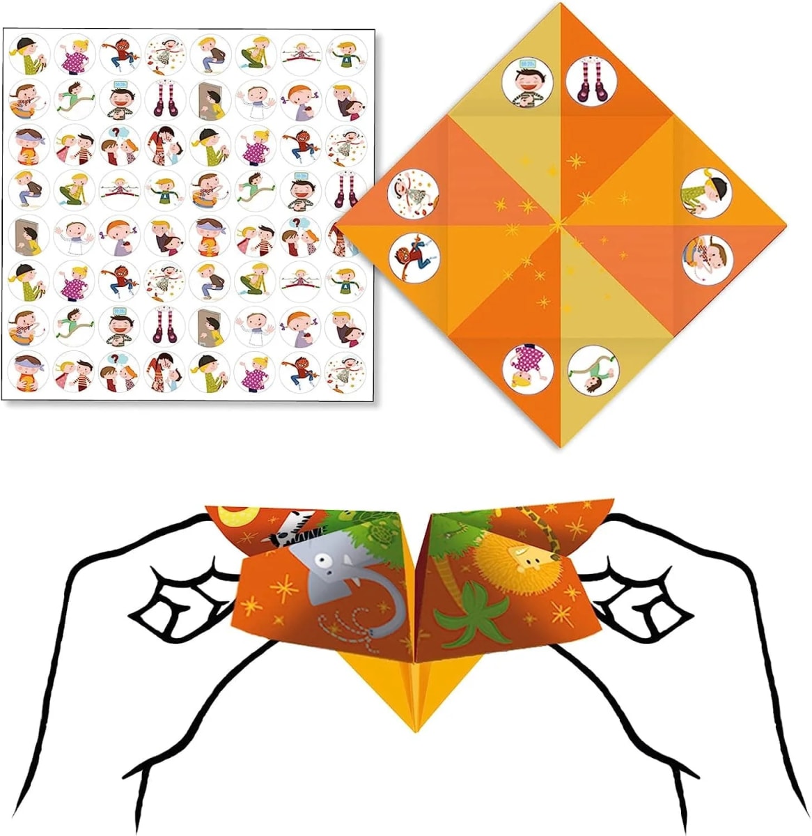 Origami - Djeco Adivina Animales - Djeco4