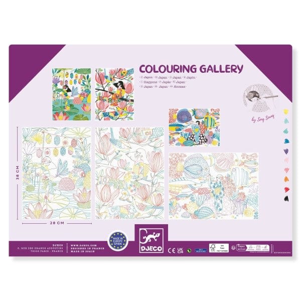Galería para Colorear Japón - Djeco4