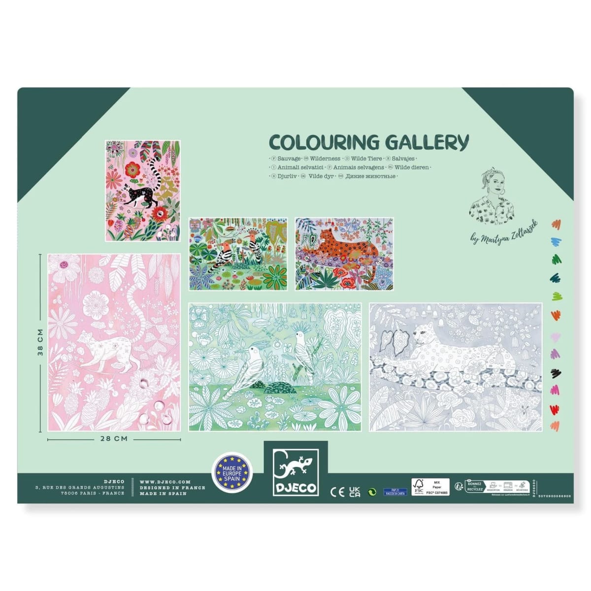 Galería para Colorear Jungla - Djeco4
