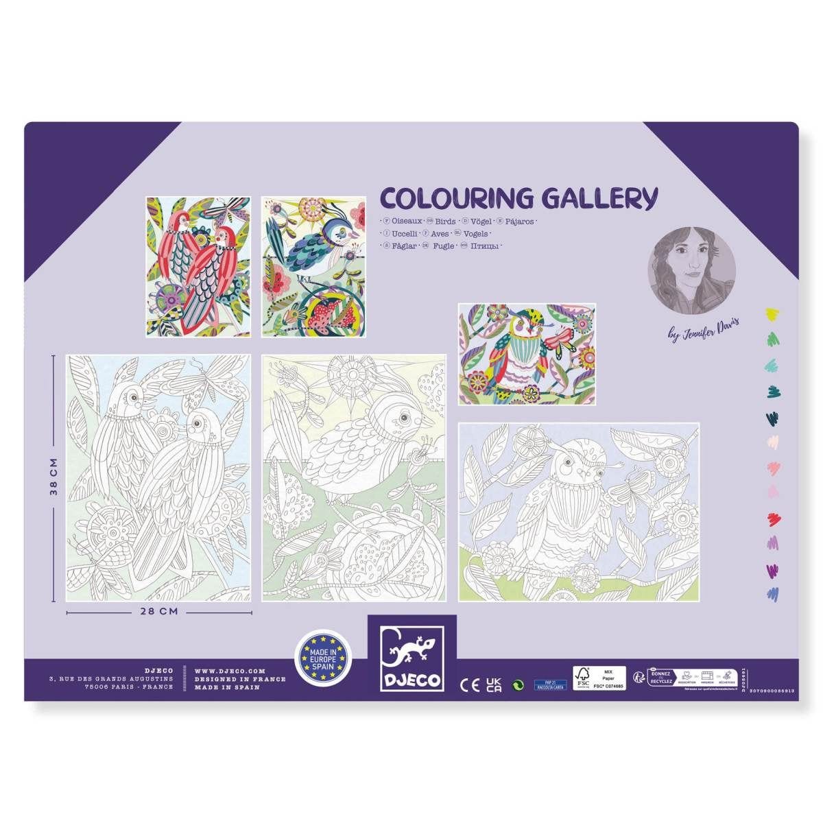 Galería para Colorear Pájaros - Djeco4