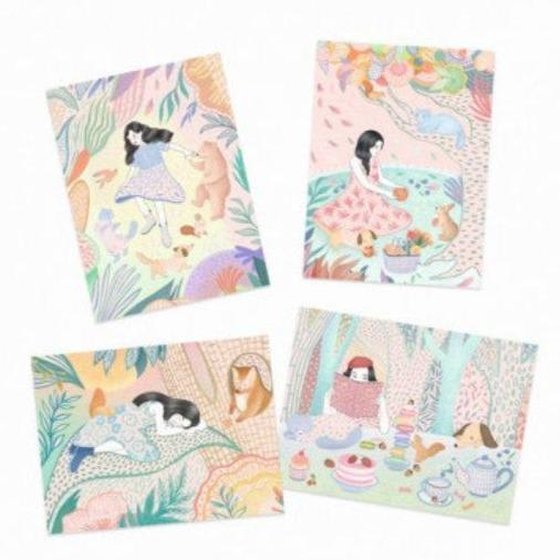 Láminas para Raspar Picnic - Djeco3