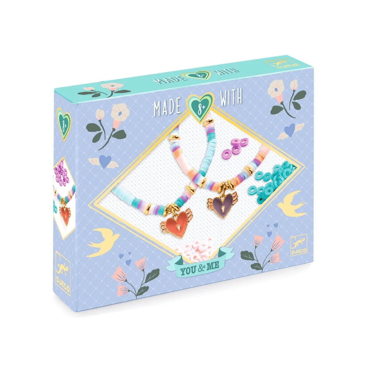 Hazlo Tu Mismo Pulseras Duo Corazon Heishi - Djeco2