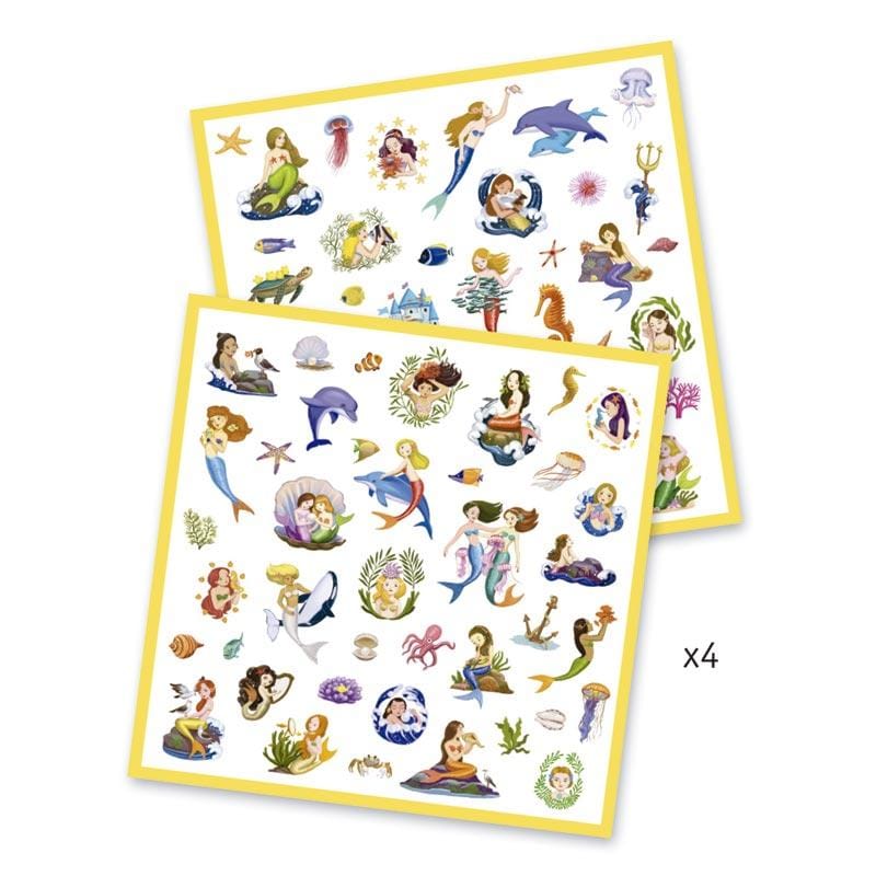 Stickers Sirenas 160 Unidades - Djeco2