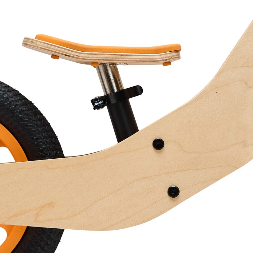 Bicicleta de Equilibrio Madera Naranjo - Roda1
