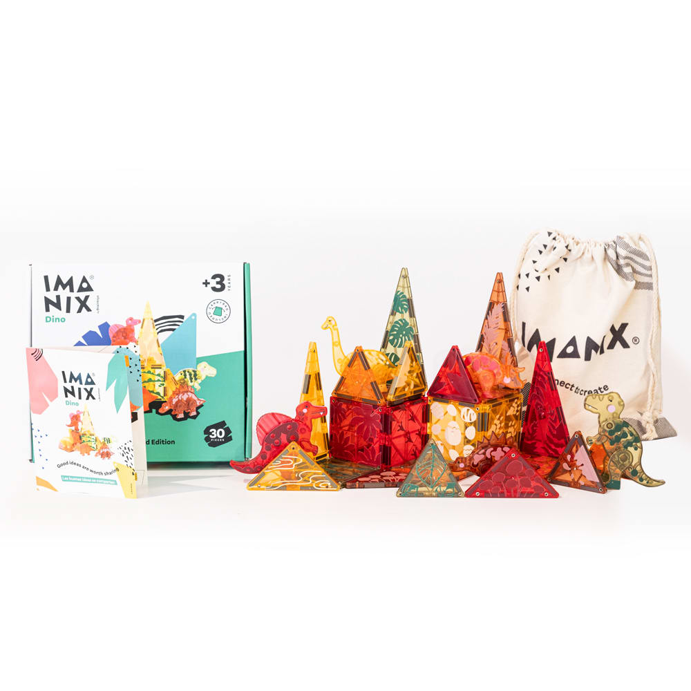 Imanix Dino 30 Piezas - Braintoys4