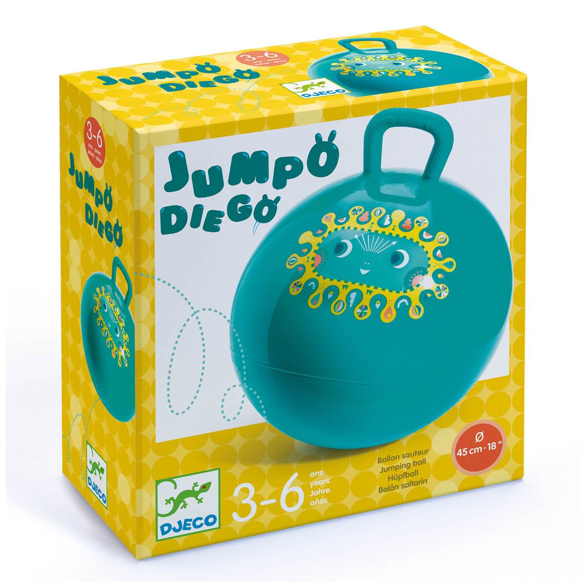Pelota Saltarina Grande Jumpo Diego - Djeco 2