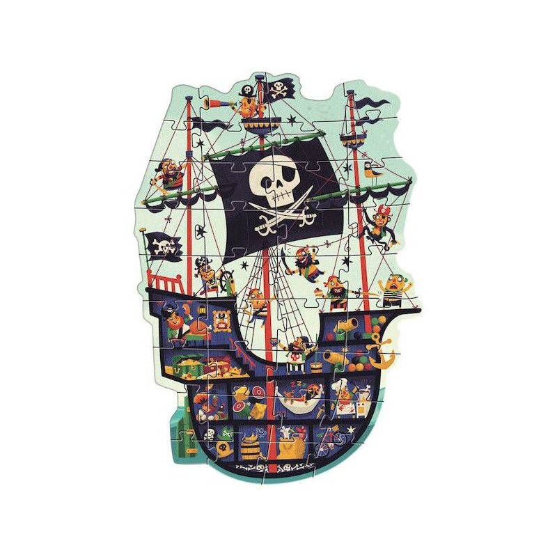 Puzzle Suelo Pirata 36piezas - Djeco2