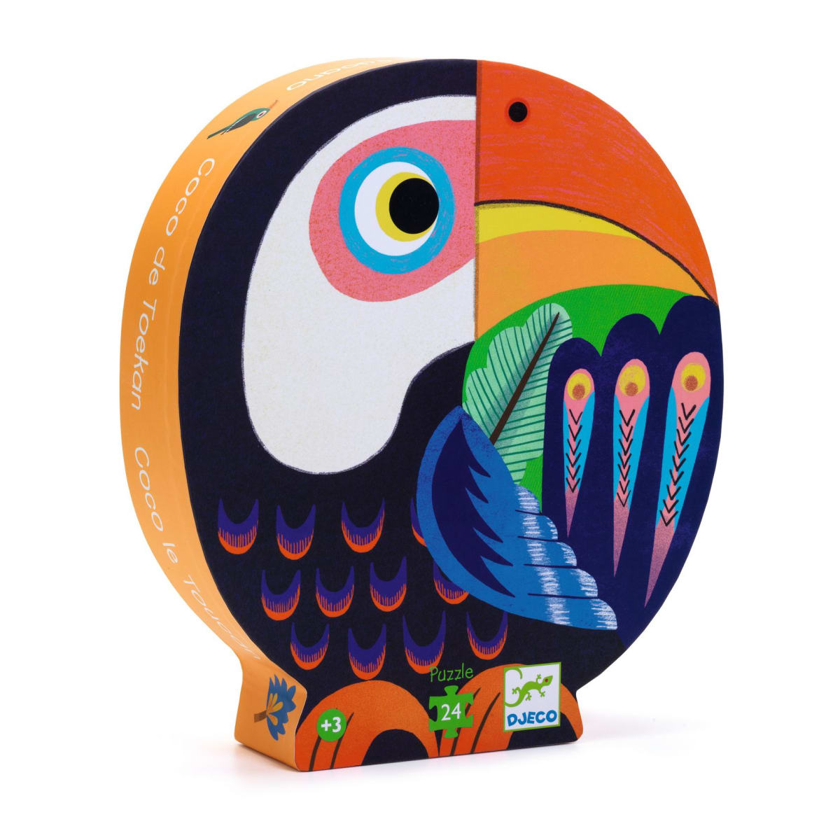 Puzzle Silueta Coco El Tucán 24 Piezas - Djeco 1