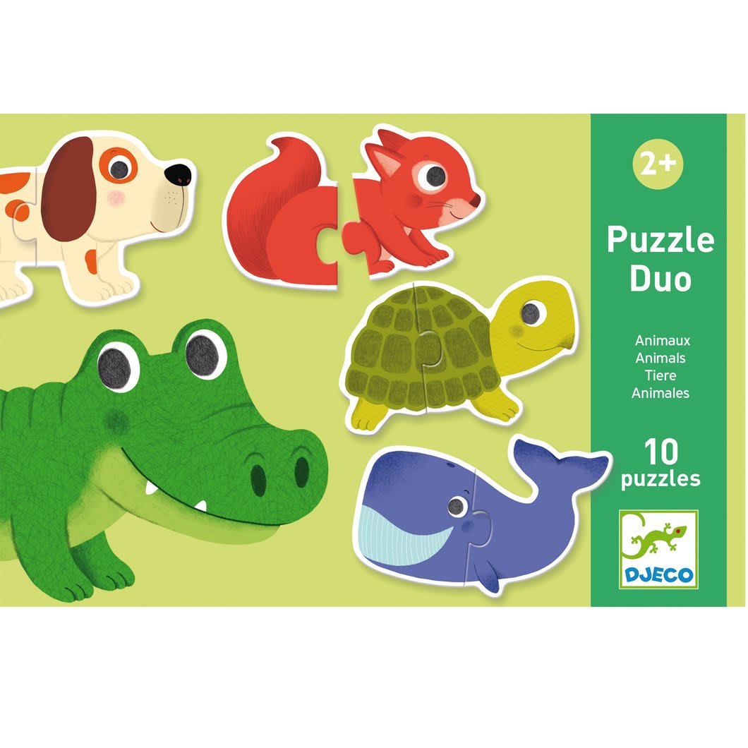 Puzzle Duo Animales - Djeco 2