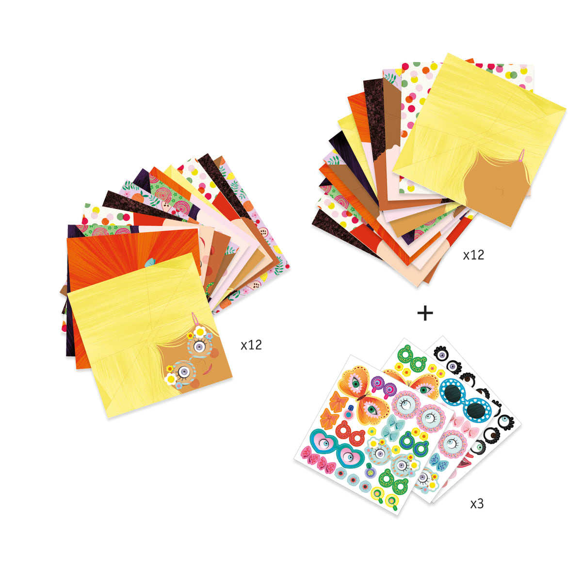 Origami Caras - Djeco1