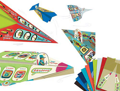Origami Aviones Celeste - Djeco2