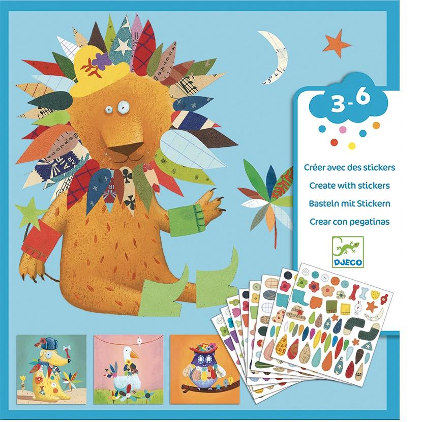 Stickers Crea Tu Animal - Djeco 1