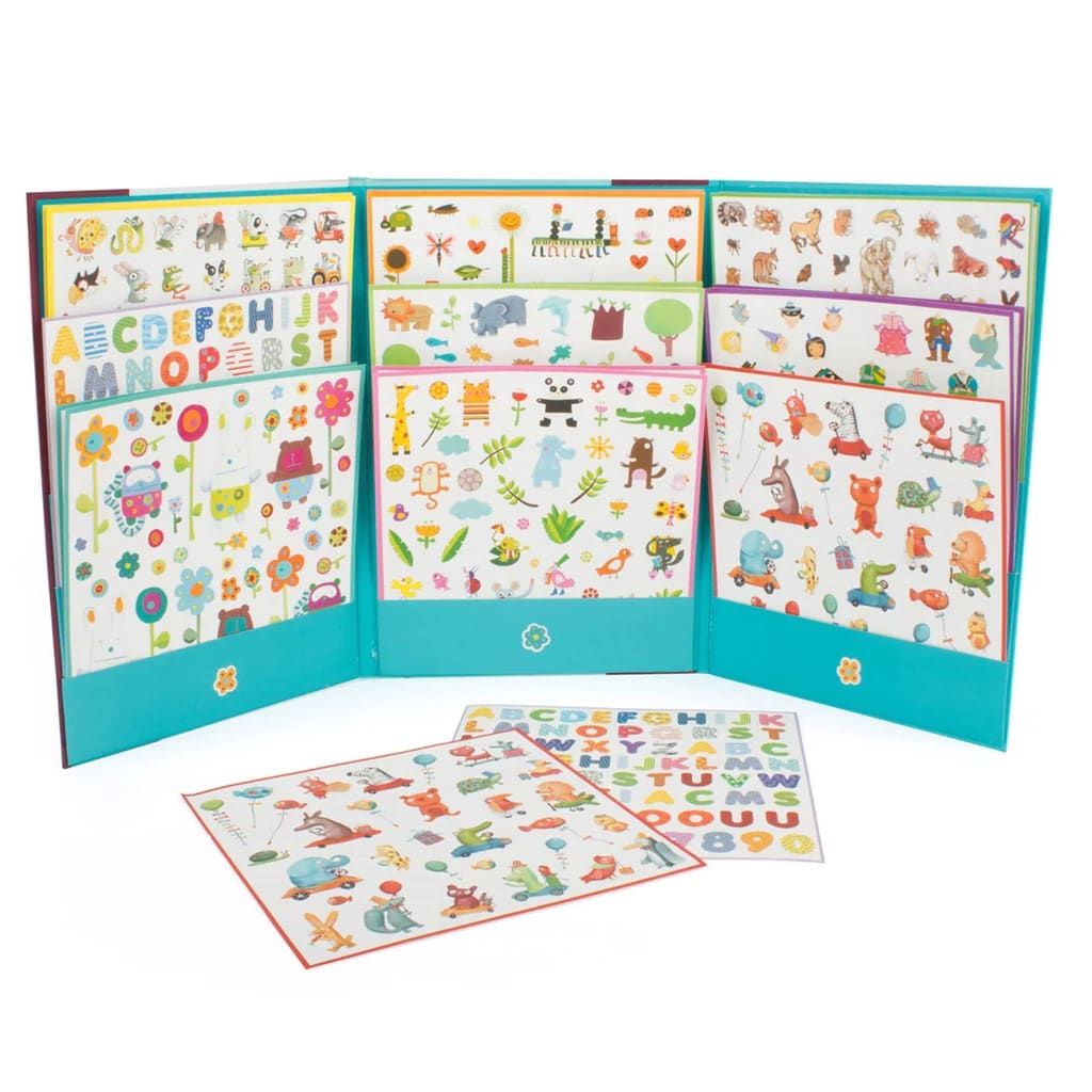 Set 1000 Stickers Niños - Djeco3