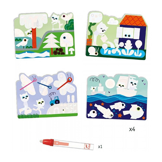 Dibujos Mágicos Jardín - Djeco2 Dibujos Mágicos Jardín - Djeco2