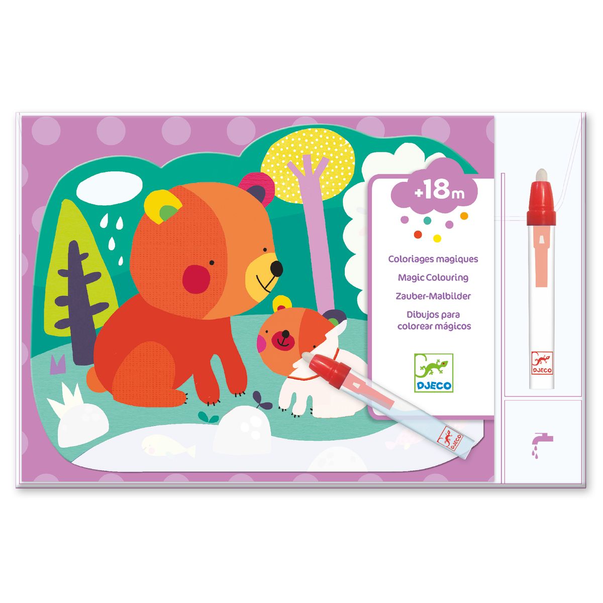 Dibujos Mágicos Bosque - Djeco 3