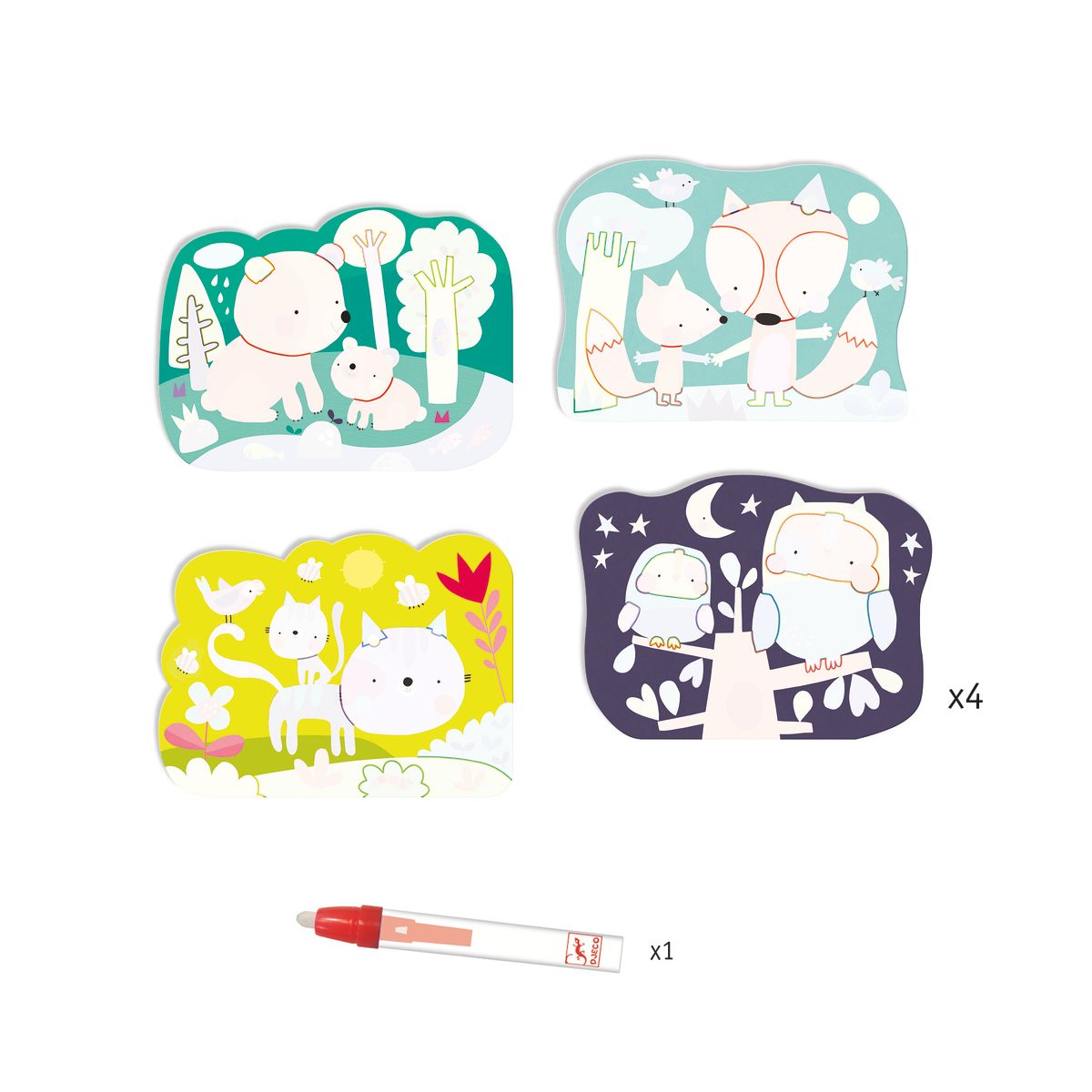 Dibujos Mágicos Bosque - Djeco1