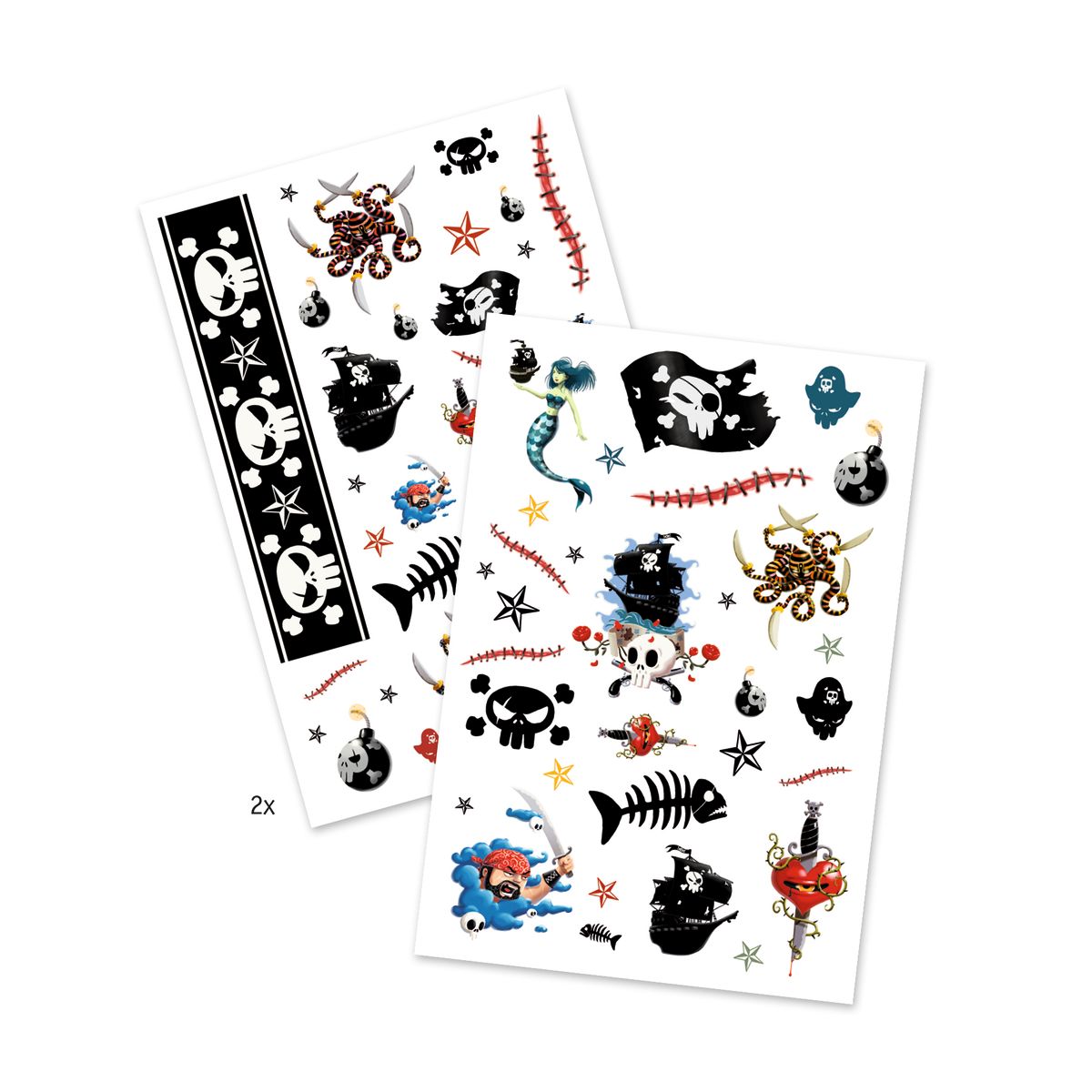 Tatuaje Piratas - Djeco1