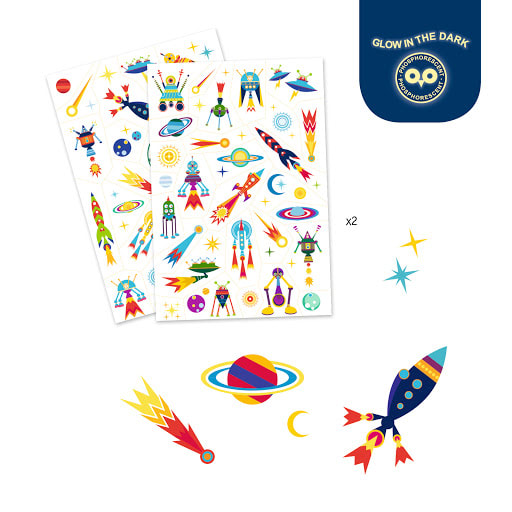 Tatuaje Fluorescente Oddity - Djeco1