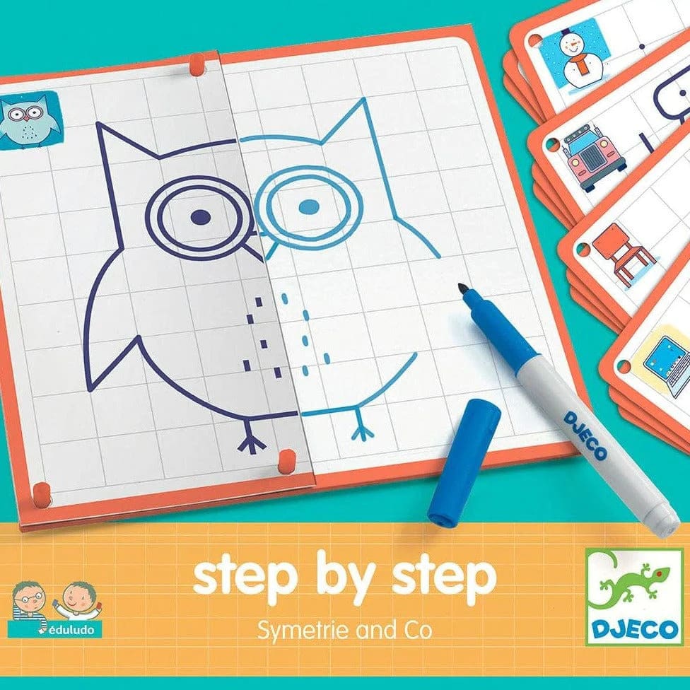 Dibuja Paso a Paso Simetría - Djeco2