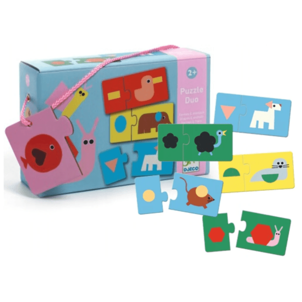 Puzzle Duo Formas y Animales - Djeco3
