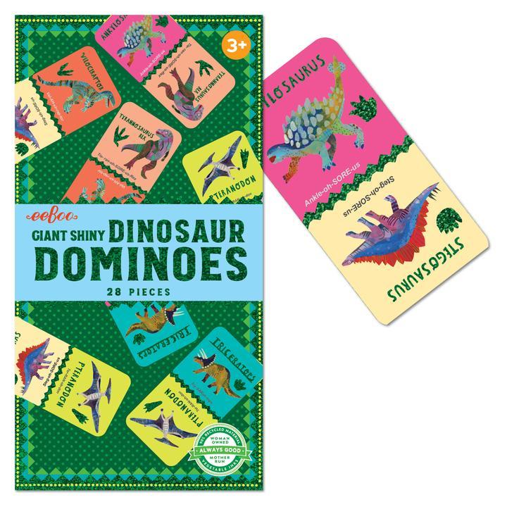 Juego Dominó Gigante Dinosaurio - Eeboo4