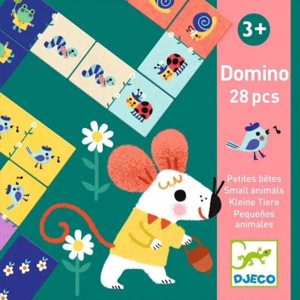 Dominó Pequeños Animales 28 Piezas - Djeco2
